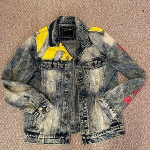Reason Lightweight Yellow and Red Shirt Jacket